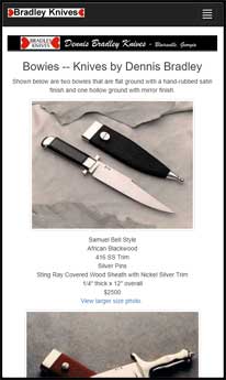 Dennis Bradley Knives