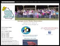 Georgia Junior Rodeo - Responsive Web Design by Janice Boling